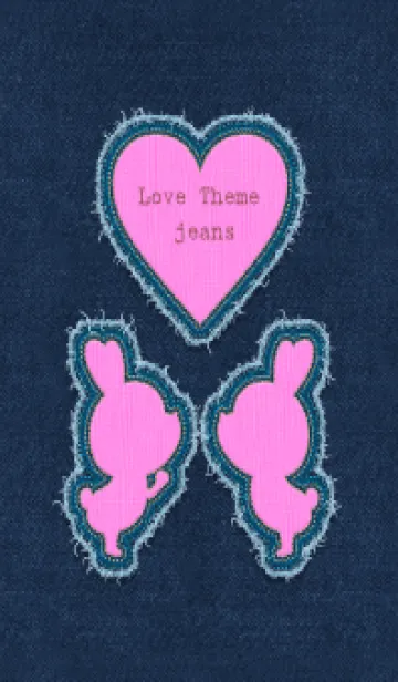 [LINE着せ替え] Love Theme - jeans 50の画像1