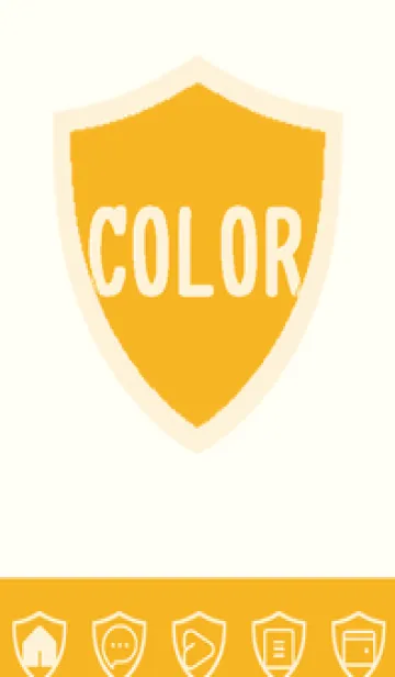 [LINE着せ替え] yellow color Y53の画像1