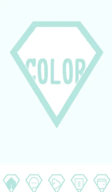 [LINE着せ替え] green color Z108の画像1