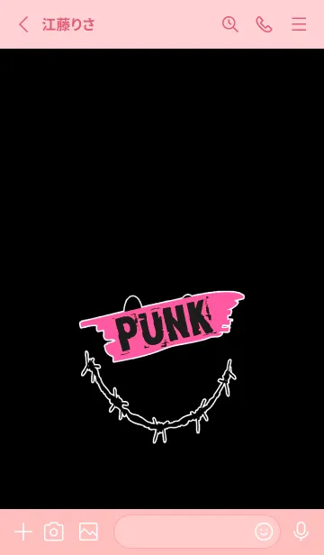 [LINE着せ替え] パンク スマイル 36の画像2