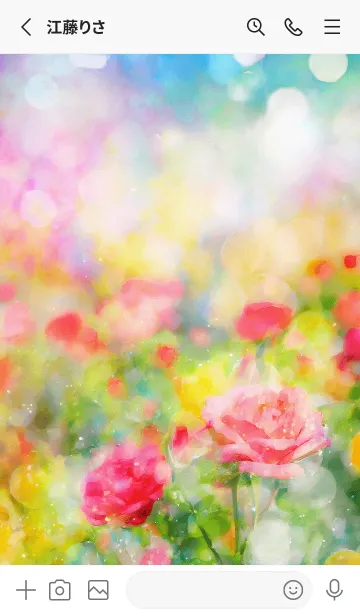 [LINE着せ替え] 薔薇(バラ)の花の着せかえ(R3365)の画像2