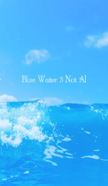 [LINE着せ替え] Blue Water 3 Not AIの画像1