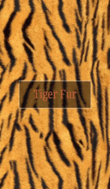 [LINE着せ替え] Tiger Fur 7の画像1