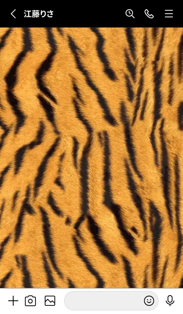 [LINE着せ替え] Tiger Fur 7の画像2