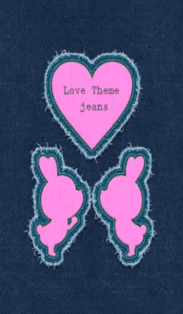 [LINE着せ替え] Love Theme - jeans 51の画像1