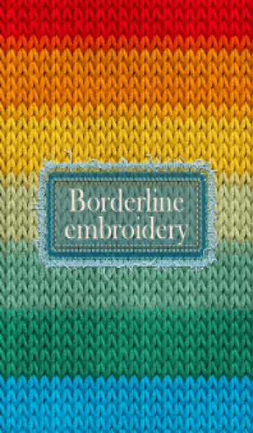 [LINE着せ替え] Borderline embroidery 95の画像1