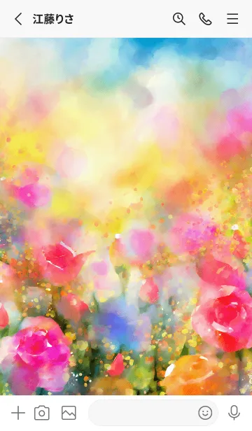 [LINE着せ替え] 薔薇(バラ)の花の着せかえ(R3375)の画像2