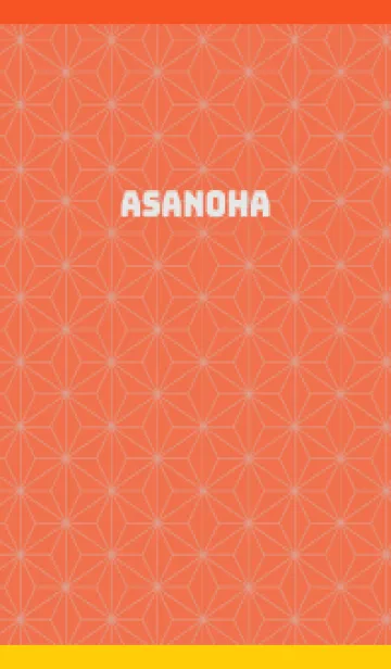 [LINE着せ替え] 麻の葉 赤と黄色の画像1