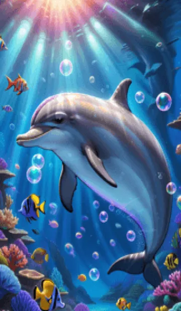 [LINE着せ替え] 海の幻想曲 #DSHQ18。の画像1