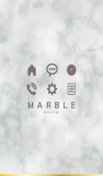 [LINE着せ替え] MONOTONE MARBLE-ICON 33の画像1