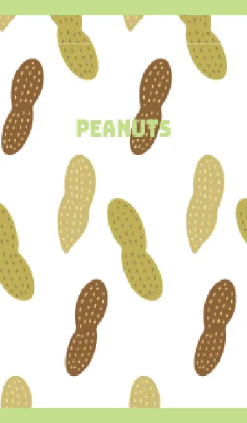 [LINE着せ替え] かわいいらっかせい モスグリーン色の画像1