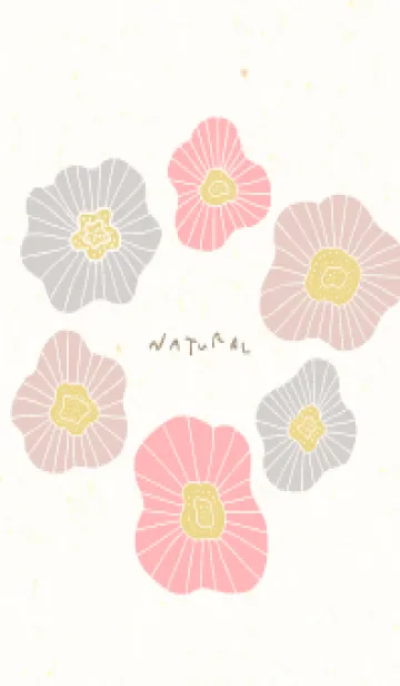 [LINE着せ替え] 北欧風 フラワー モダン15の画像1