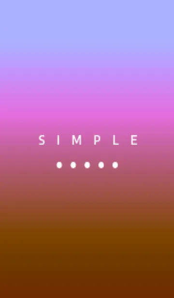 [LINE着せ替え] シンプル ミニドット グラデーション 53の画像1