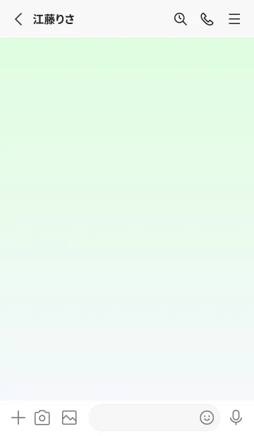 [LINE着せ替え] パステルグリーン2★ゴーストスモーク.TKCの画像2