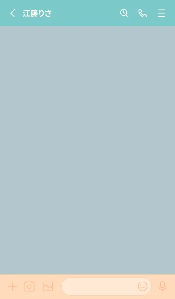 [LINE着せ替え] 大人お洒落ブルー。の画像2