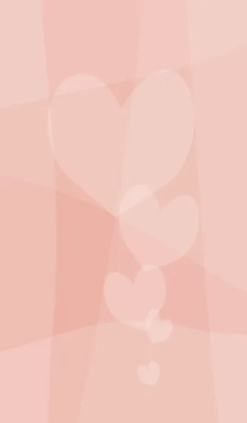 [LINE着せ替え] pink & blue ごきげんハートの画像1