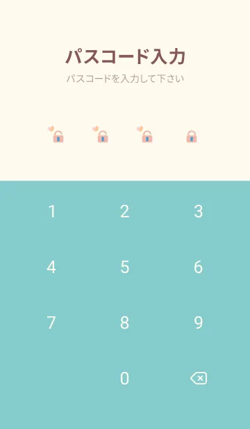 [LINE着せ替え] pink & blue ごきげんハートの画像4