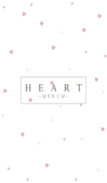 [LINE着せ替え] HEART-PINK SIMPLE 3の画像1