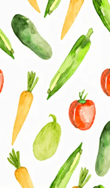 [LINE着せ替え] 【シンプル】お野菜の着せかえ#175の画像1