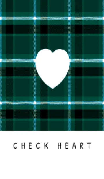 [LINE着せ替え] チェック ハート /7の画像1