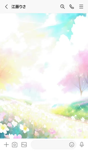 [LINE着せ替え] 優美な春の風景の着せかえ(Spring-101)の画像2