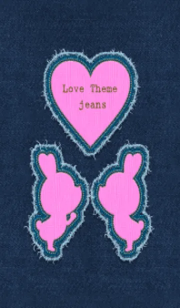 [LINE着せ替え] Love Theme - jeans 52の画像1