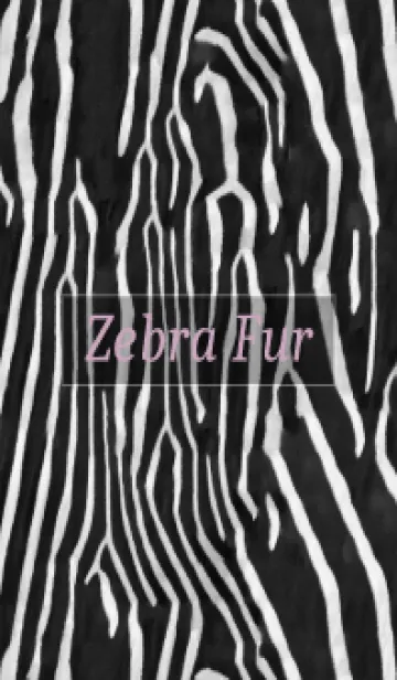 [LINE着せ替え] Zebra Fur 4の画像1