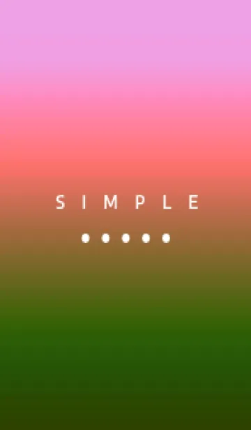 [LINE着せ替え] シンプル ミニドット グラデーション 55の画像1