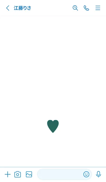 [LINE着せ替え] しんぷるはーと 21の画像2