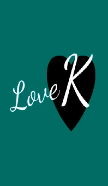 [LINE着せ替え] ラブ イニシャル ”K” 8の画像1