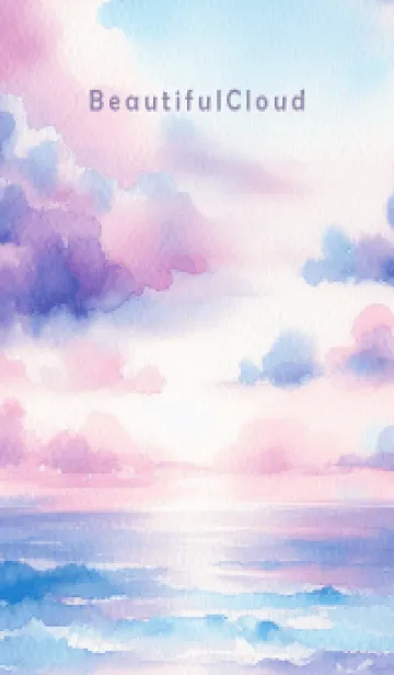 [LINE着せ替え] Beautiful Cloud-WATERCOLOR 3の画像1
