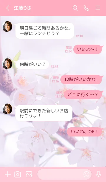 [LINE着せ替え] Sakura Photo 216 Not AIの画像3