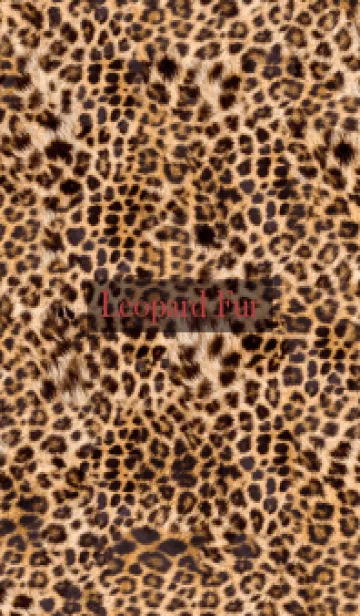 [LINE着せ替え] Leopard Fur 52の画像1