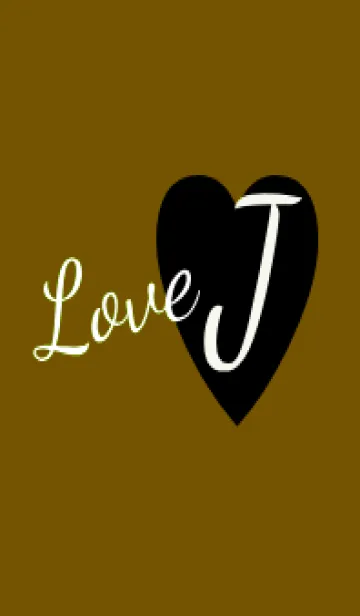 [LINE着せ替え] ラブ イニシャル ”J” 4の画像1