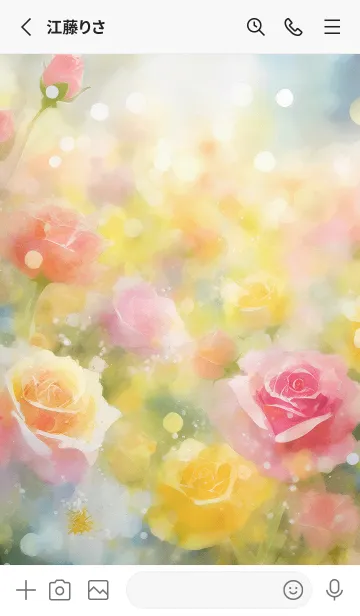 [LINE着せ替え] 薔薇(バラ)の花の着せかえ(R3388)の画像2