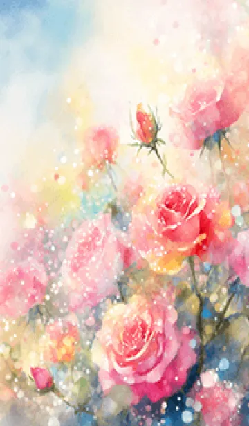 [LINE着せ替え] 薔薇(バラ)の花の着せかえ(R3385)の画像1