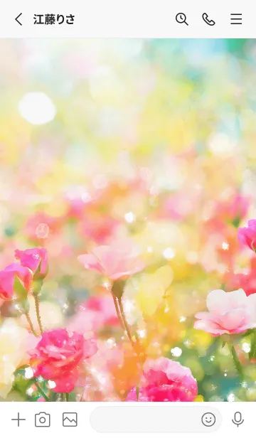 [LINE着せ替え] 薔薇(バラ)の花の着せかえ(R3383)の画像2