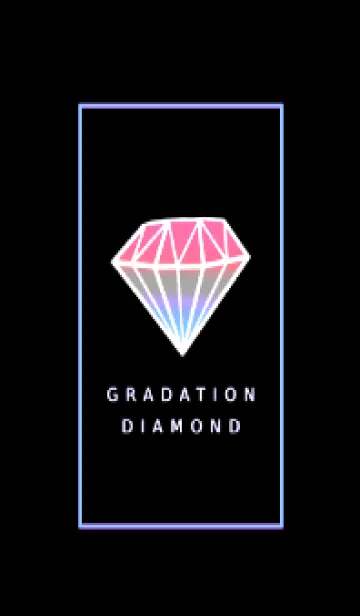 [LINE着せ替え] グラデーション ダイヤモンド .175の画像1