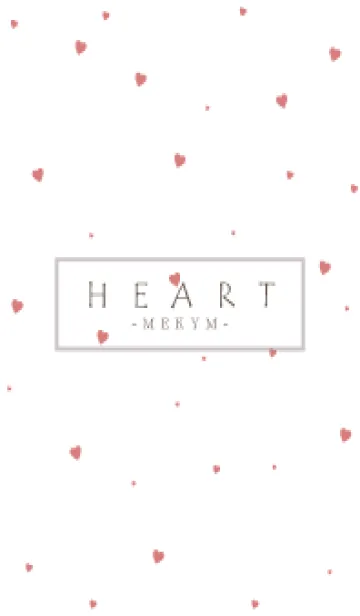 [LINE着せ替え] HEART-RED SIMPLE 3の画像1