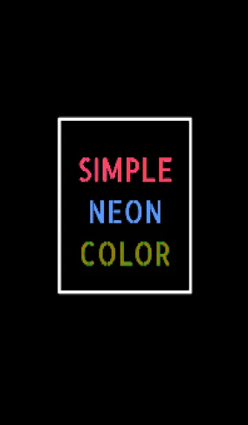 [LINE着せ替え] ネオン カラー アイコン 102の画像1