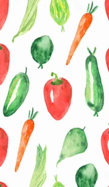 [LINE着せ替え] 【シンプル】お野菜の着せかえ#184の画像1