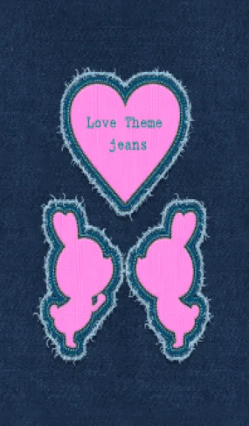 [LINE着せ替え] Love Theme - jeans 53の画像1