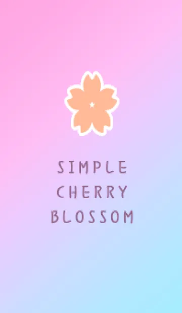 [LINE着せ替え] シンプル チェリー ブロッサム 19の画像1