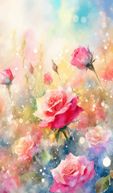 [LINE着せ替え] 薔薇(バラ)の花の着せかえ(R3396)の画像1