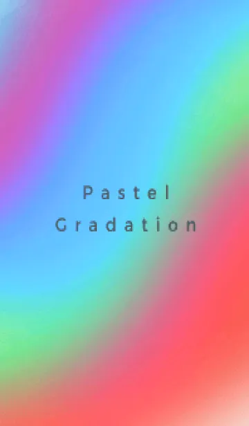 [LINE着せ替え] パステル グラデーション 34の画像1