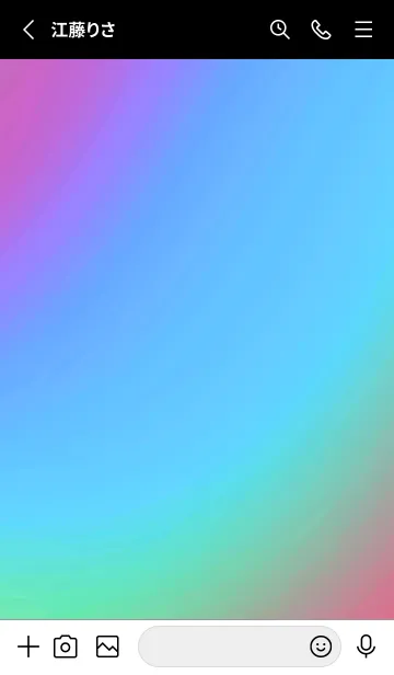 [LINE着せ替え] パステル グラデーション 34の画像2