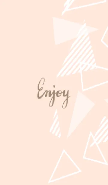 [LINE着せ替え] おしゃれ 三角 白5の画像1