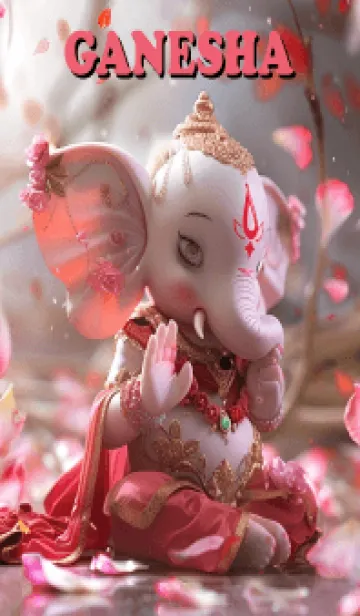 [LINE着せ替え] Cute Ganesha:Rich,pay off debt,rich.(JP)の画像1