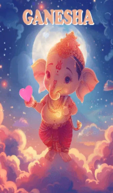 [LINE着せ替え] Ganesha: Win the lottery, get rich！(JP)の画像1