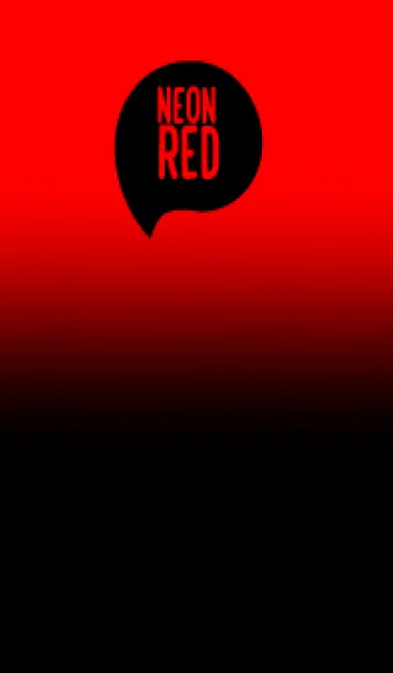 [LINE着せ替え] Black & Neon Red Theme V.7 (JP)の画像1